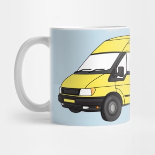 Delivery van illustration Mug